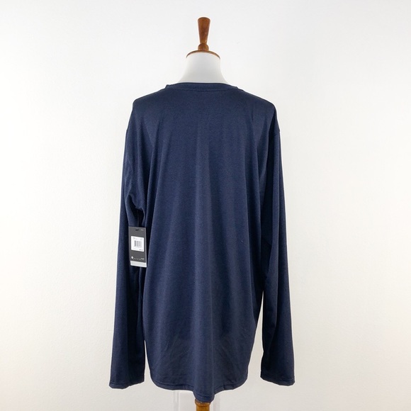 Nike Dark Blue Long Sleeve Tee, 2XL-T - Picture 3 of 6